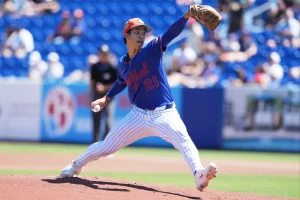 Jonah Tong throws six innings allowing only one hit in Triple-A for Mets