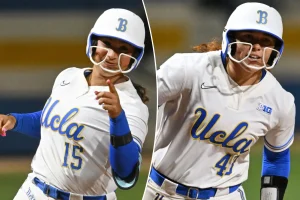 Jordan Woolery from UCLA is the Big Ten Softball Player of the Year.