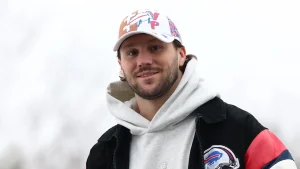 Josh Allen unexpectedly meets Buffalo school children during recess in a trending moment