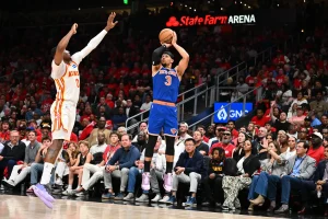 Josh Hart of the Knicks is ready for another shot at the 3-point challenge he excelled in against the 76ers.