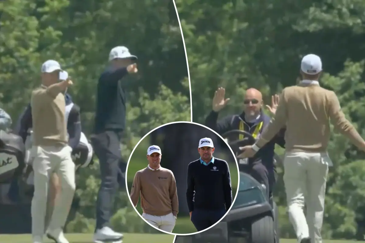Justin Thomas and Keegan Bradley express frustration about the disputed PGA Championship warning