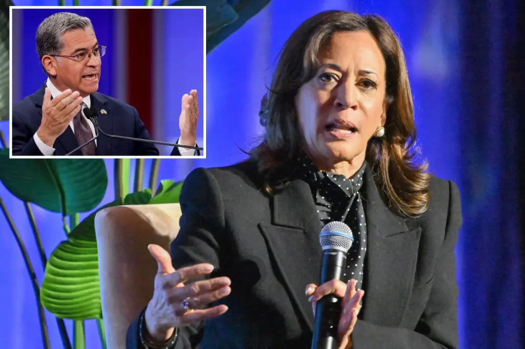 Kamala Harris remains quiet in the governor's race, ignoring a former Biden cabinet colleague.