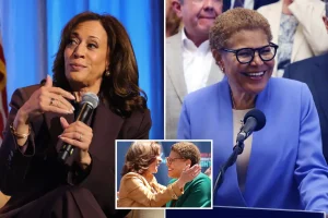 Kamala Harris supports Karen Bass for mayor of Los Angeles