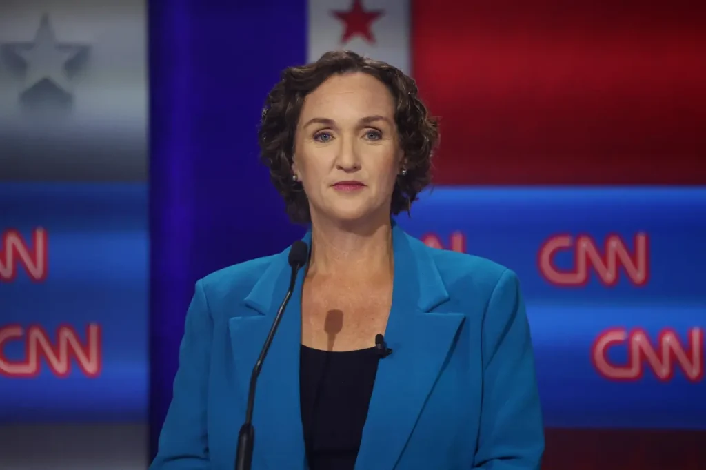 Katie Porter corrected during live interview after criticizing Democratic opponent over leaked video
