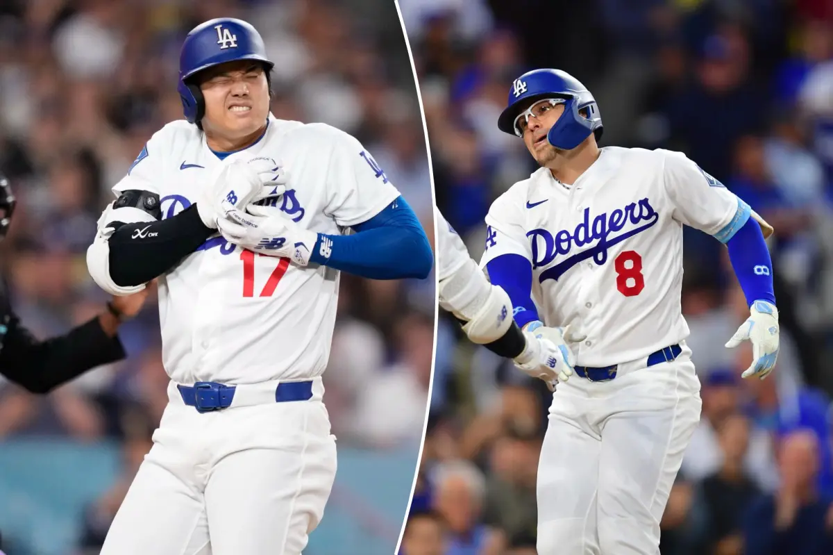 Kiké Hernandez and Shohei Ohtani exit Dodgers game prematurely