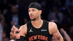 Knicks' Josh Hart shares a funny comparison about statistics after his best game