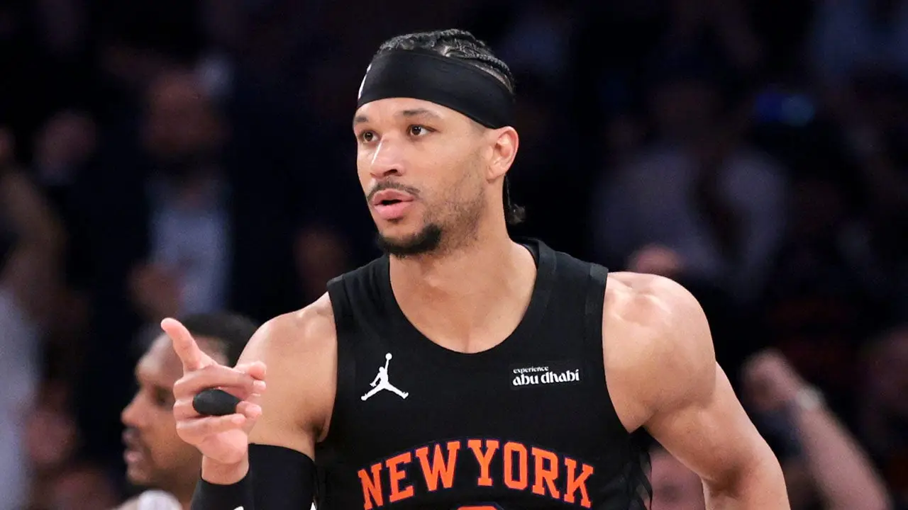Knicks' Josh Hart shares a funny comparison about statistics after his best game