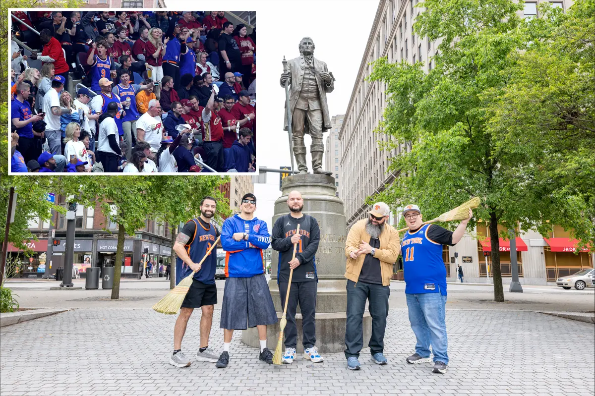 Knicks fans looking for deals flock to Cleveland before Game 4 of the NBA conference finals