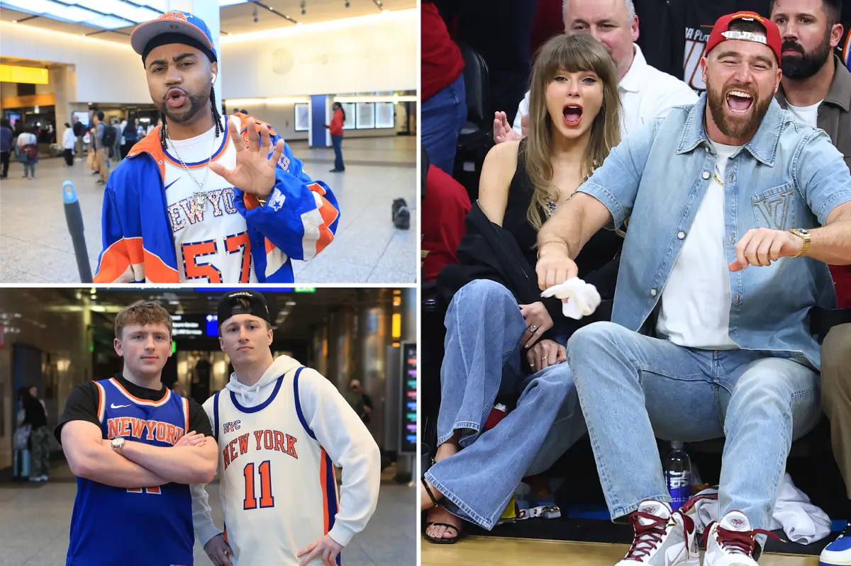 Knicks fans upset with Taylor Swift and Travis Kelce for not supporting the team before NYC wedding