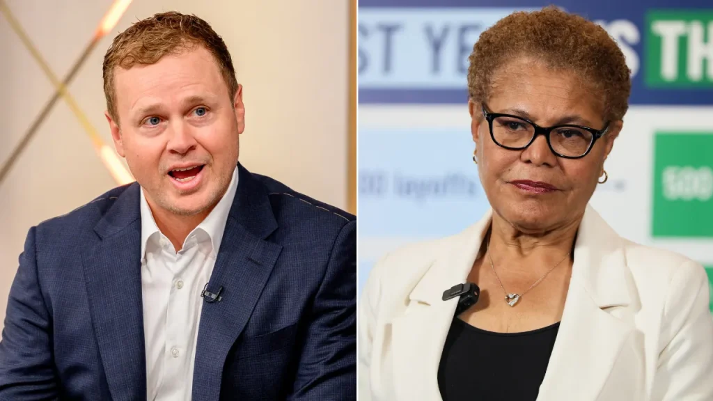 LA mayoral candidate Spencer Pratt claims Bass is the reason for ICE raids.