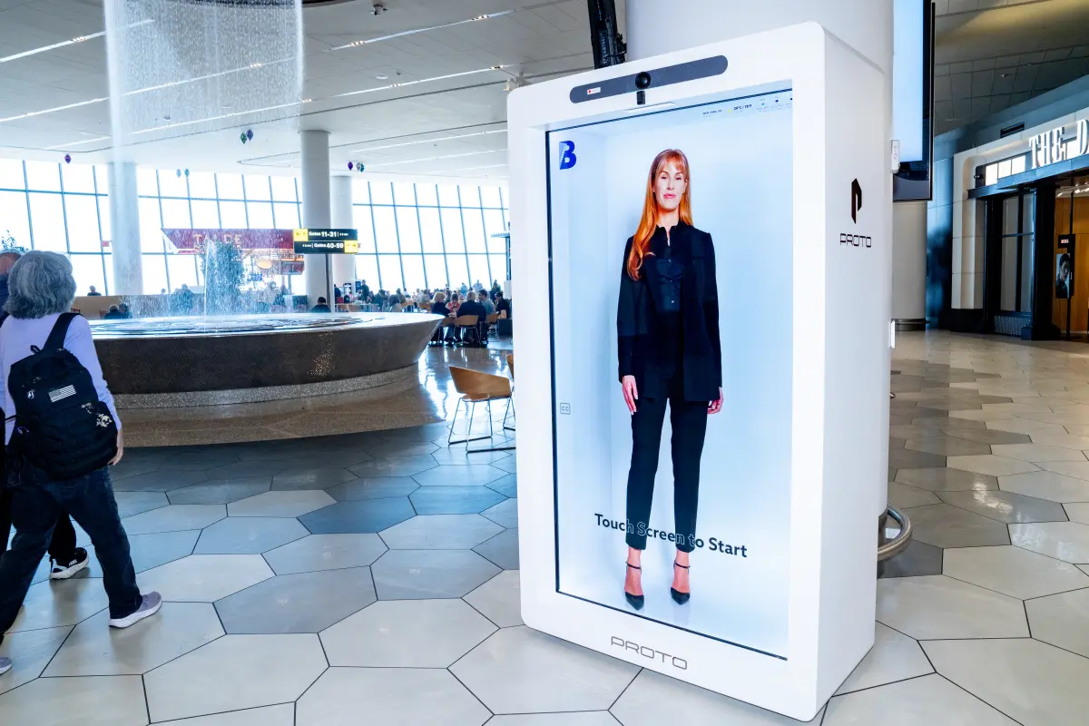 LaGuardia Airport introduces hologram 'concierge' Bridget in the latest eerie entry of AI.