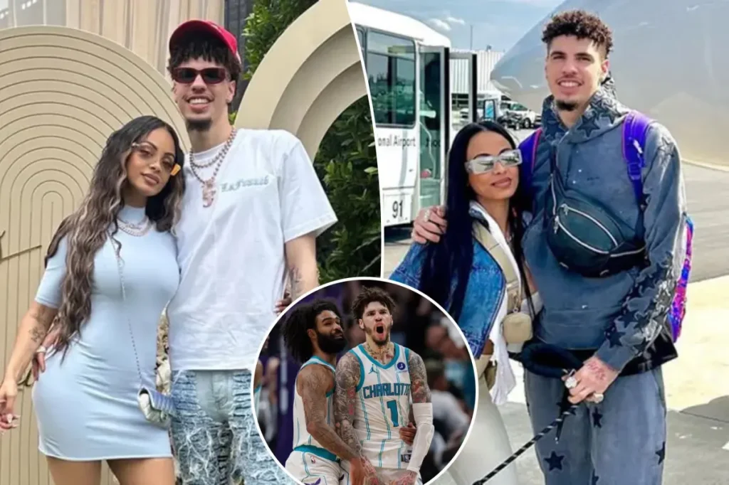 LaMelo Ball and Ana Montana announce the arrival of their son LaOne.