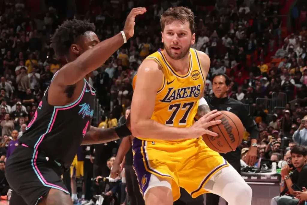 Lakers' Luka Doncic supports Italian team with another aim