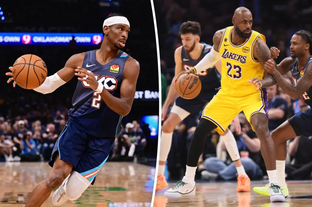 Lakers lose to Thunder 125-107 in Game 2 in Oklahoma City