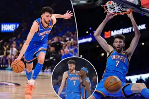 Lakers need to contain Thunder center Chet Holmgren in Game 2