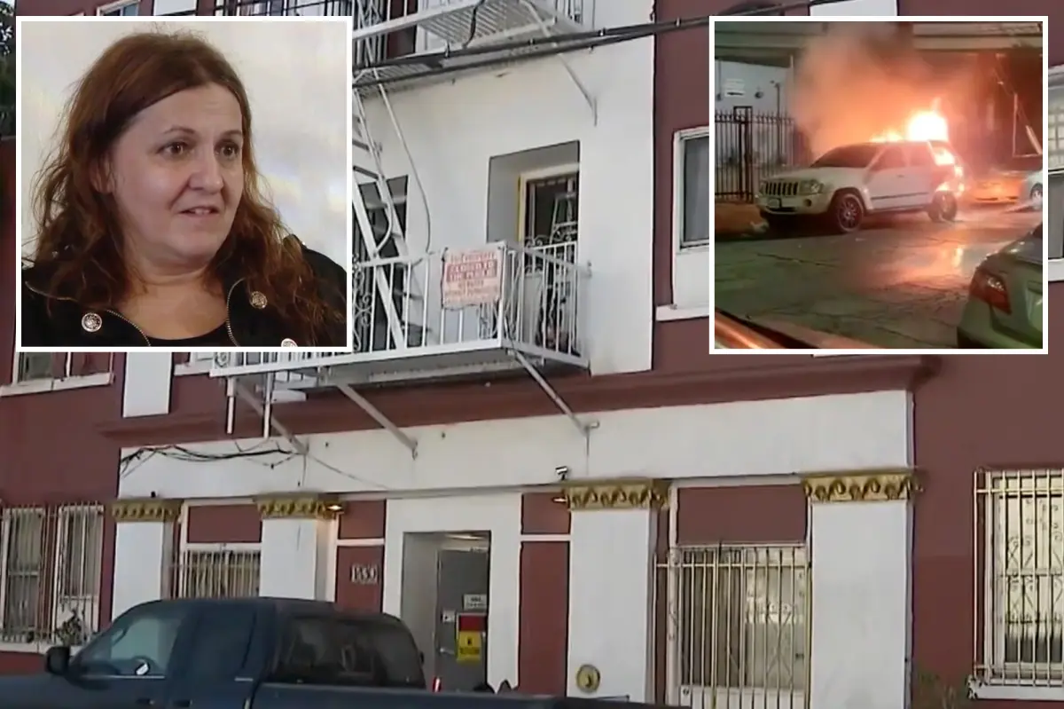 Landlord alleged to have set tenant's car ablaze in ongoing harassment.