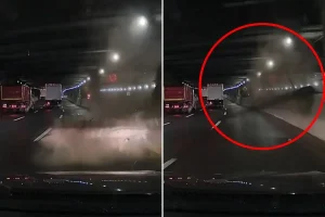 Large chunk of debris drops in NYC tunnel, narrowly missing driver’s life