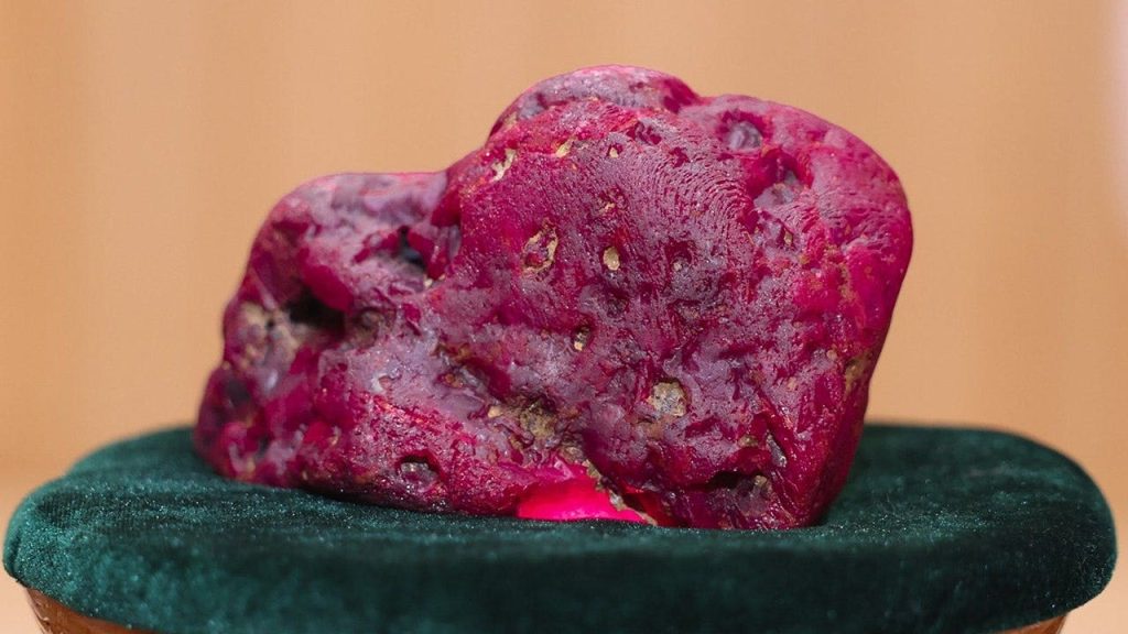Large ruby discovered in troubled area of Burma
