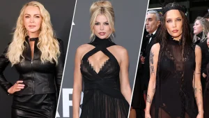 Lindsay Lohan and Halsey showcase Hollywood's most daring moments in black dresses