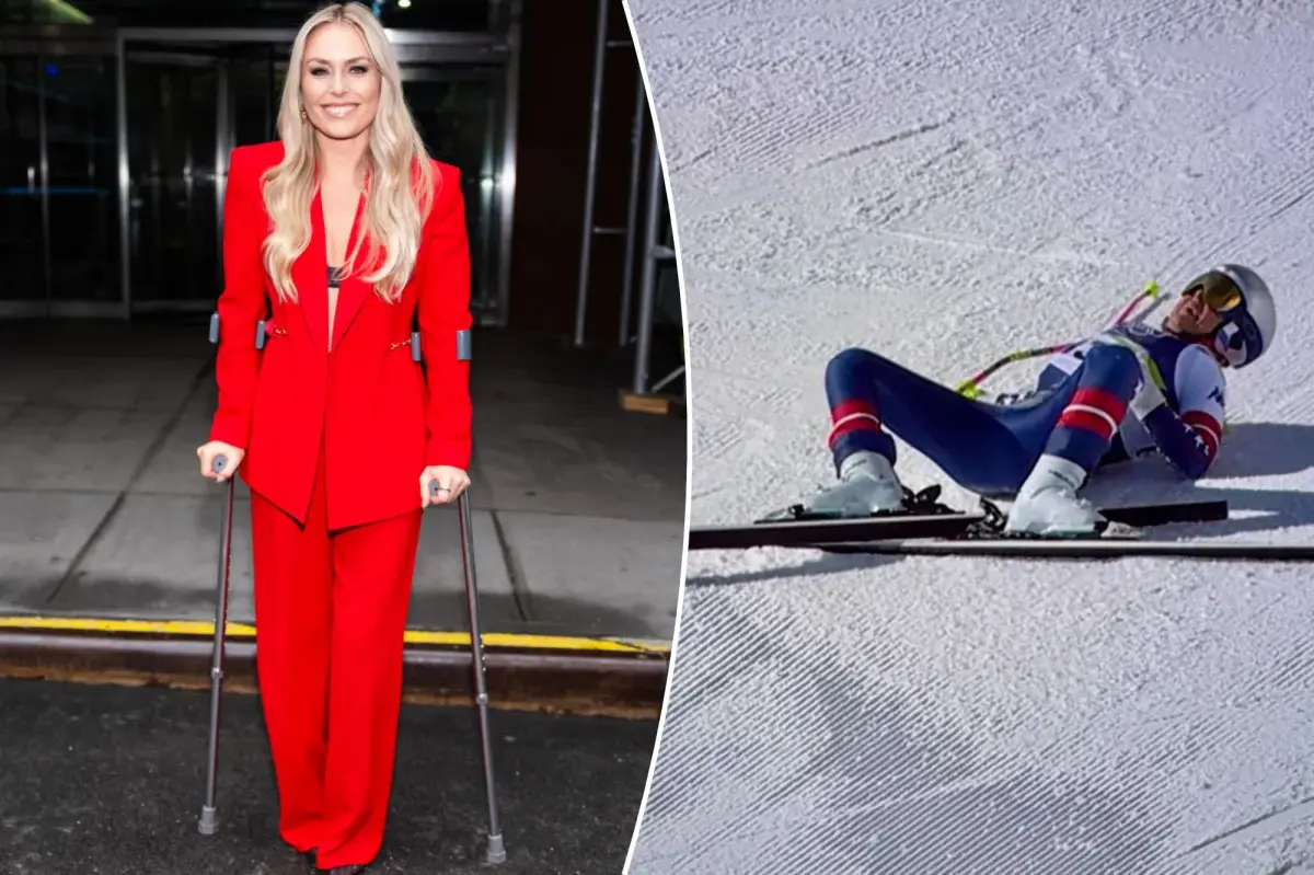 Lindsey Vonn intends to take her first steps without crutches at the Met Gala.