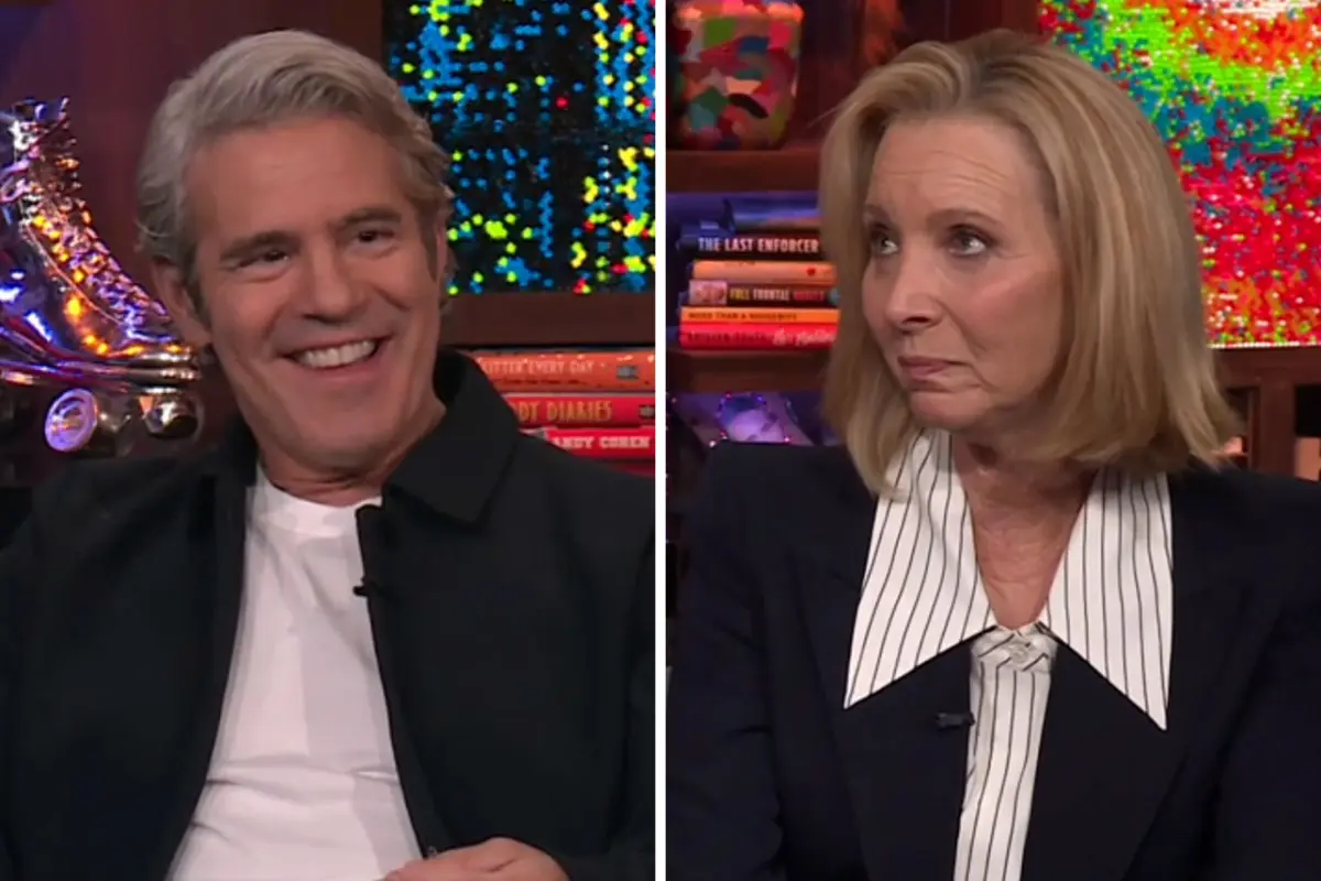 Lisa Kudrow Surprises Andy Cohen by Highlighting an Editing Mistake from ‘RHOBH’ on ‘WWHL’: “Black Mercedes Sprinter Twins”