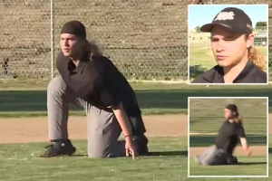 Little League umpire becomes famous for wild behavior on the field