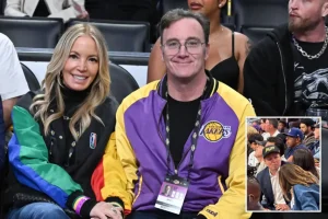 Los Angeles mayoral candidate Spencer Pratt spotted in Jeanie Buss' seats at Lakers playoff game