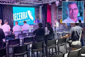 Low turnout for governor candidate Xavier Becerra at Los Angeles event