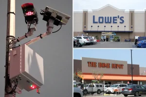 Lowe's and Home Depot may begin monitoring you with license plate cameras