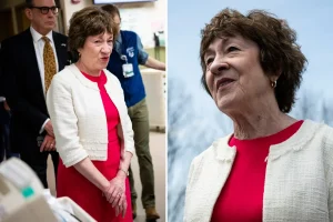 Maine Senator Susan Collins reveals she has been diagnosed with a harmless essential tremor after starting her re-election campaign.