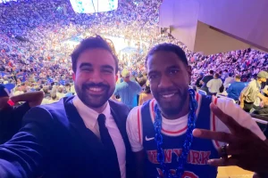 Mamdani attends a Knicks game, sitting in the area where tickets are about $700 or higher.