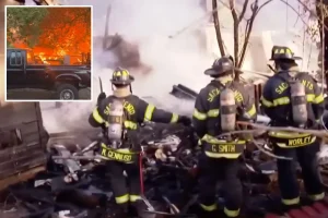 Man detonated explosives in his home following distress from a tax auction.