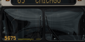 Man with a knife takes over a Chicago bus late at night, but smart driver cleverly escapes from the situation.