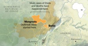 Maps: The Spread of Ebola in Central Africa
