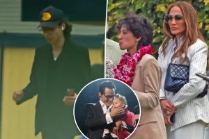 Marc Anthony misses Emme's graduation while Jennifer Lopez and Ben Affleck's son is present.