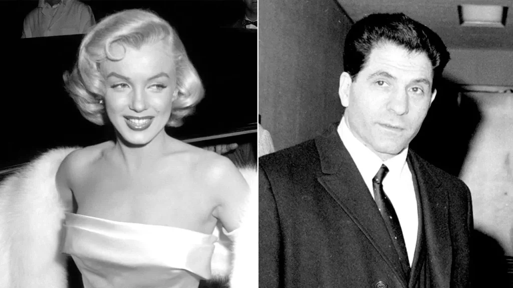 Marilyn Monroe reportedly mentioned a mobster's name while with RFK, according to her son.