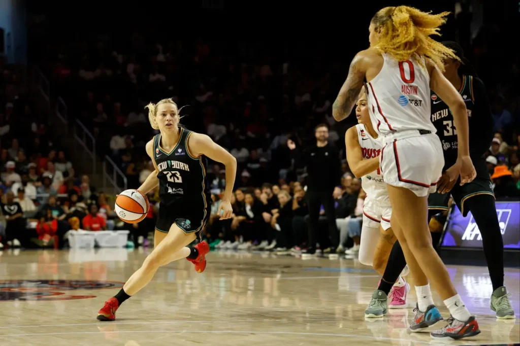 Marine Johannes' emotional moment secures a spot in WNBA history for Liberty