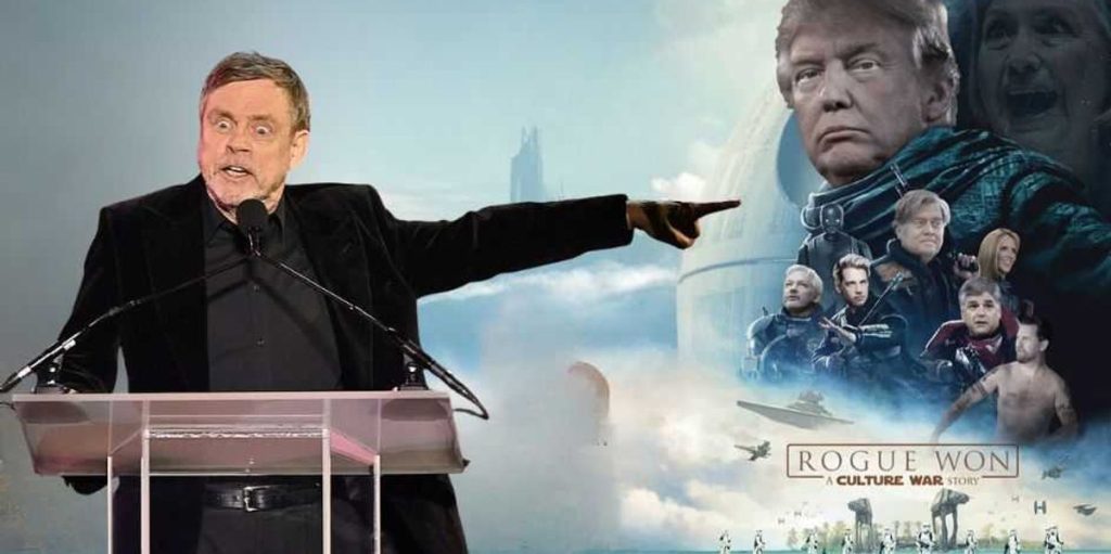 Mark Hamill shares disturbing 'what if' image of deceased Trump