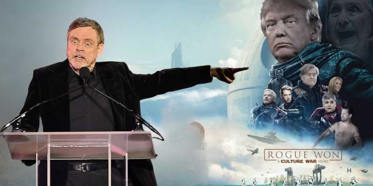 Mark Hamill shares disturbing 'what if' image of deceased Trump