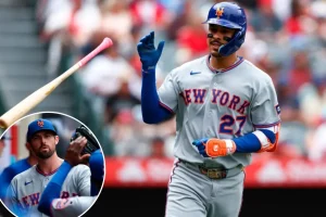 Mark Vientos hits two home runs against the Angels to secure a rare series victory for the Mets