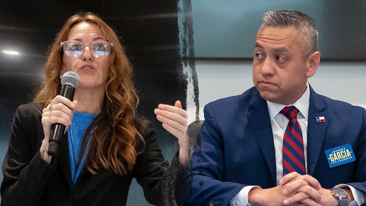 Maureen Galindo, a Democrat facing allegations of antisemitic comments, in TX-35 election runoff