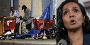 Mayoral candidate from the Socialist party expresses anger over the encampment near her Los Angeles residence — but the situation is not as it appears.