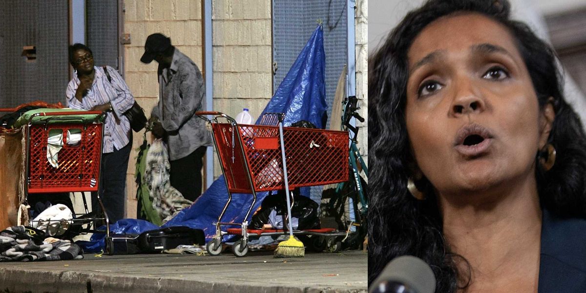Mayoral candidate from the Socialist party expresses anger over the encampment near her Los Angeles residence — but the situation is not as it appears.