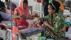 Measles claims the lives of over 500 children in Bangladesh.