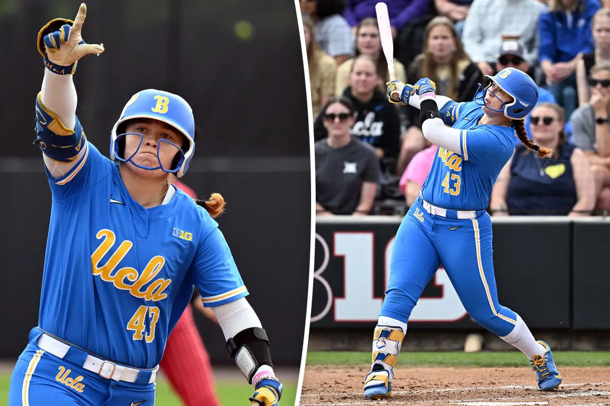 Megan Grant sets a new NCAA softball home run record at UCLA