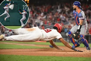 Mets lose to Nationals after an inside-the-park grand slam.