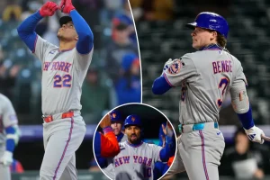 Mets secure third consecutive victory as offense shines against Rockies