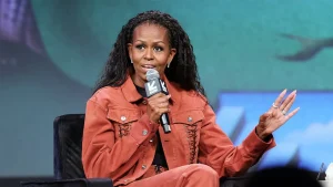 Michelle Obama cautions liberals against criticizing and labeling Trump supporters.