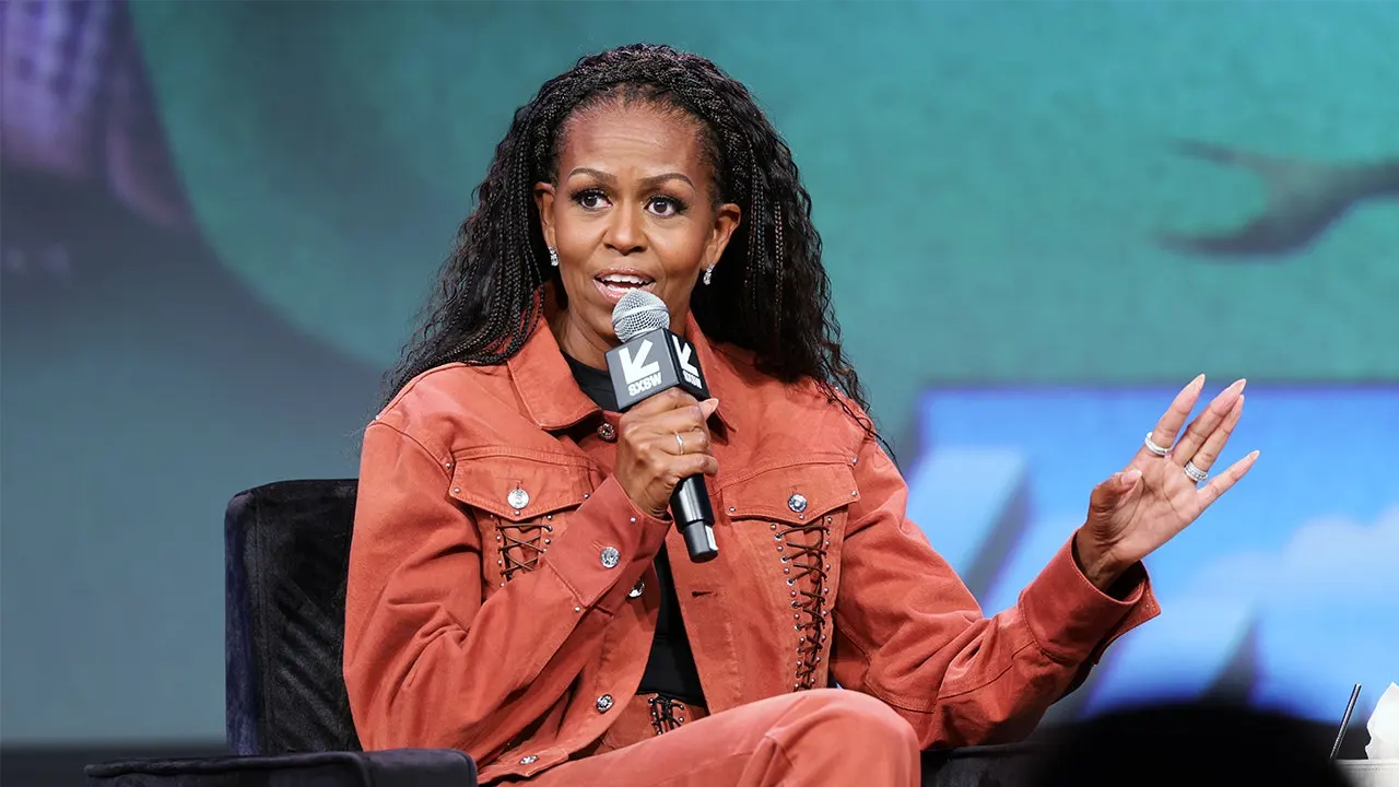 Michelle Obama cautions liberals against criticizing and labeling Trump supporters.