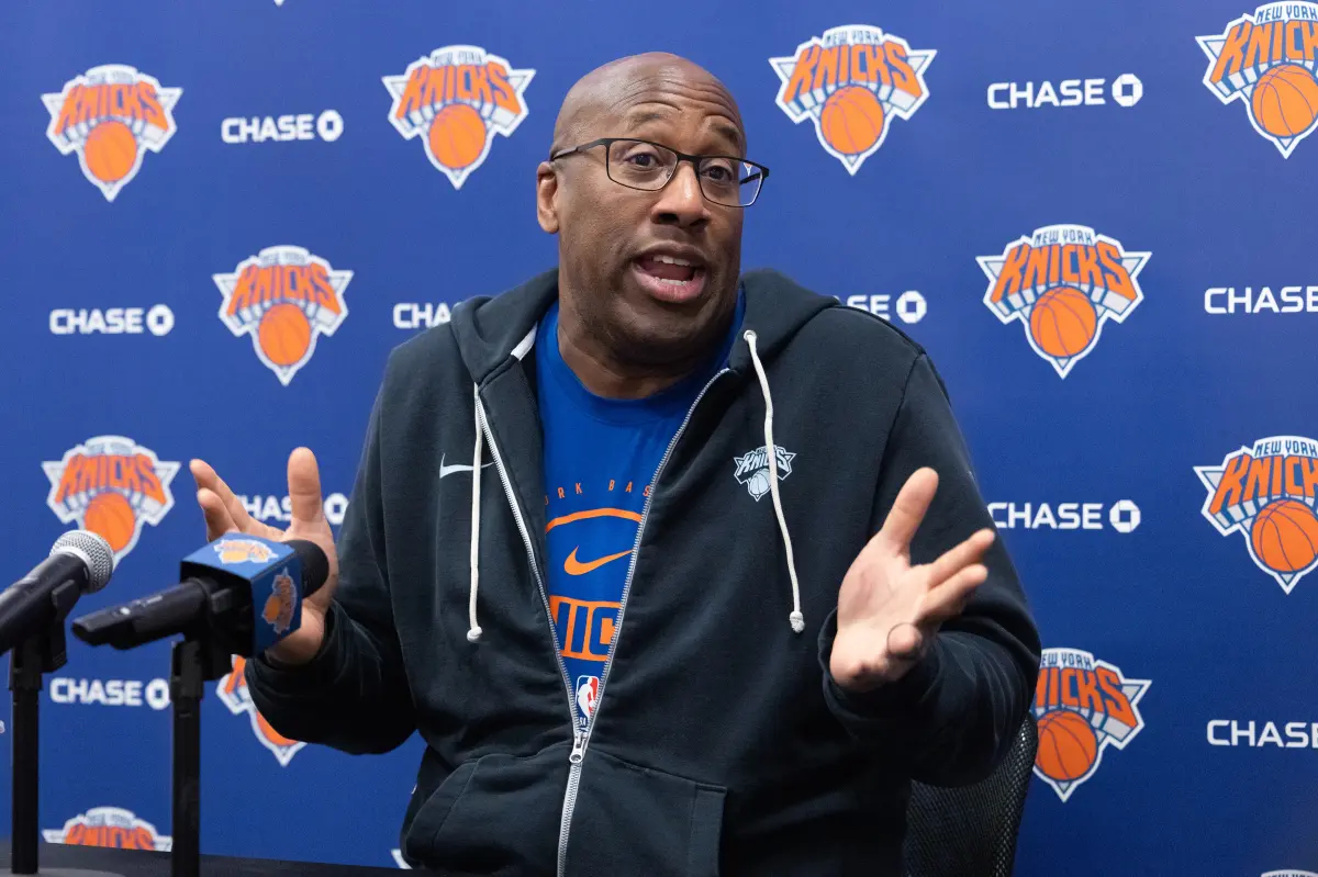 Mike Brown questions if the Knicks' nine-day break will help them.